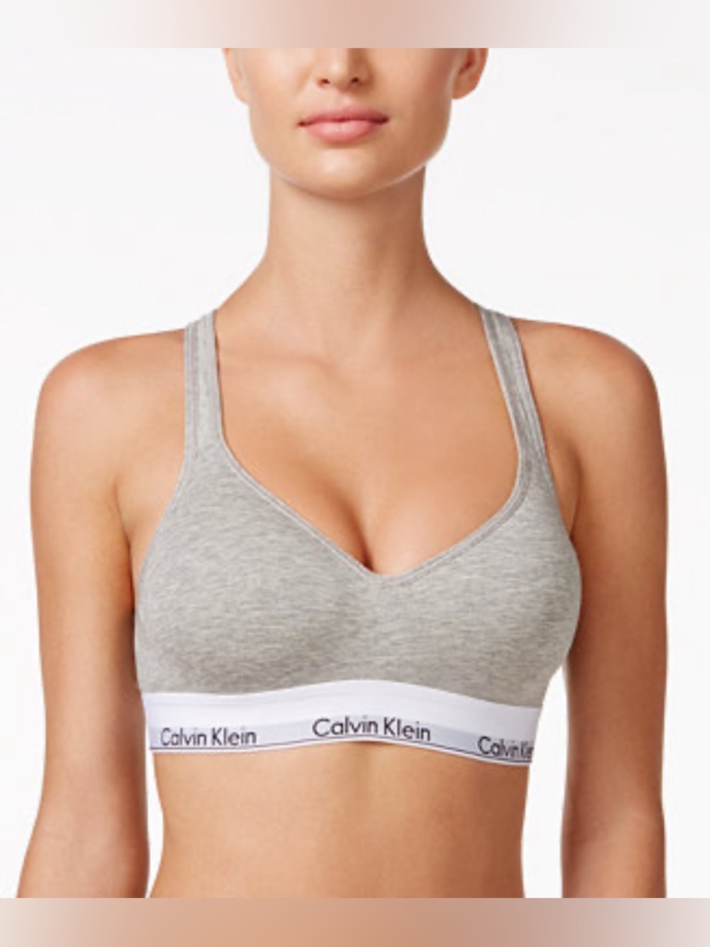 Calvin Klein Modern Cotton Padded Bralette XS -‎ QF1654